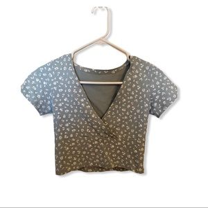 Floral crop top